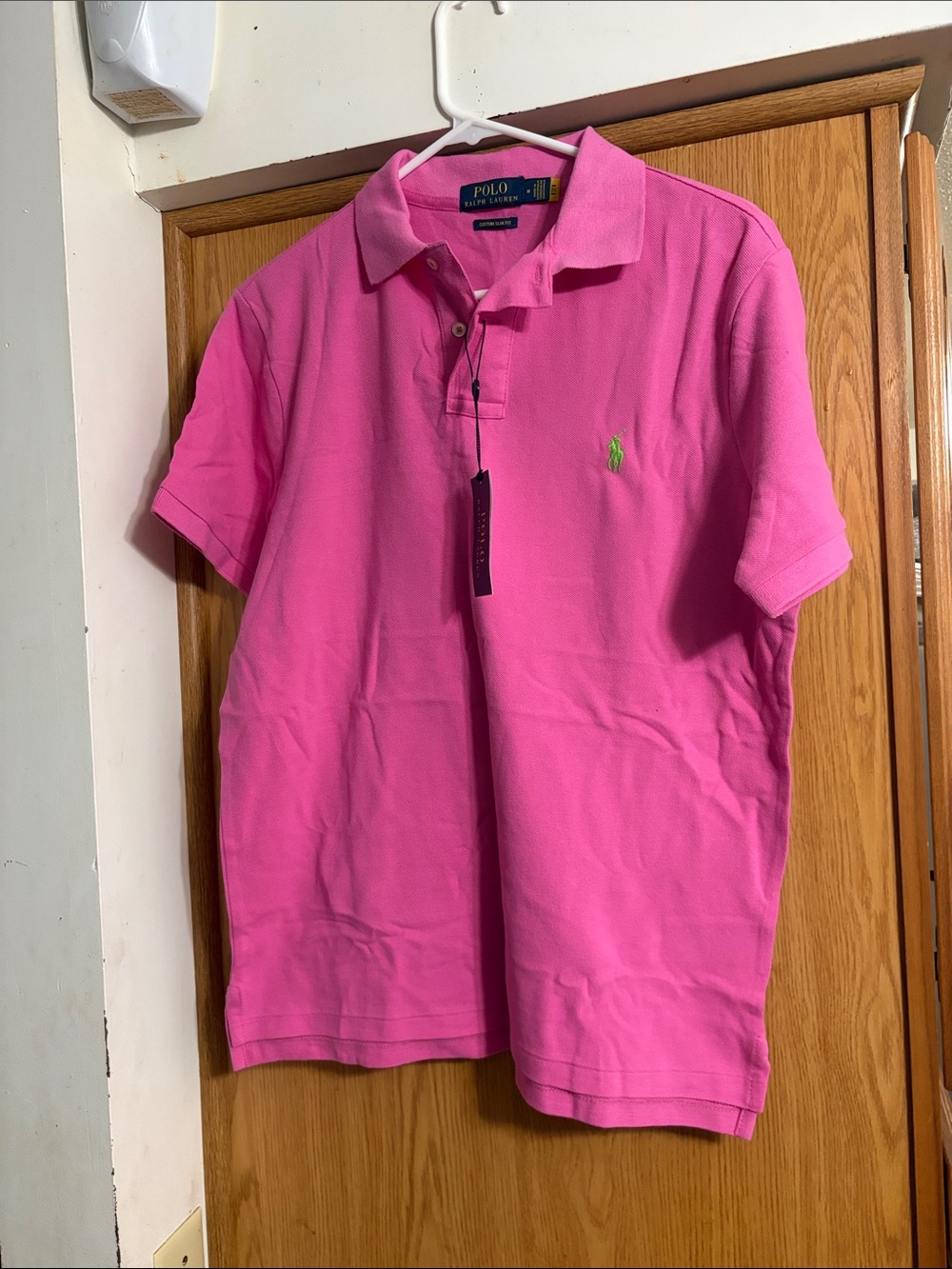 Polo by Ralph Lauren Hot Pink Polo with Lime Green Pony